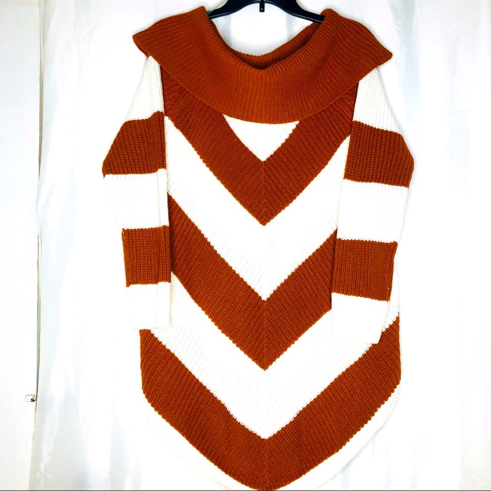 Lace Up Back Off the Shoulder Sweater.